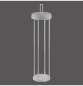 Lampa stołowa ANSELM 19301-40 oprawa w kolorze szarym ZUMA LINE by Paul Neuhaus