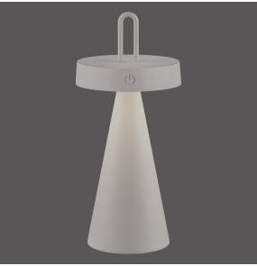 Lampa stołowa ALWA 19302-40 oprawa w kolorze szarym ZUMA LINE by Paul Neuhaus