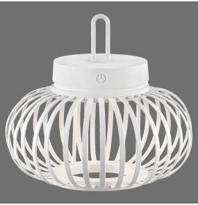 Lampa stołowa AKUBA 19303-16 oprawa w kolorze białym ZUMA LINE by Paul Neuhaus