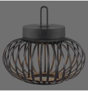 Lampa stołowa AKUBA 19303-18 oprawa w kolorze czarnym ZUMA LINE by Paul Neuhaus