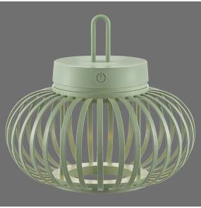 Lampa stołowa AKUBA 19303-43 oprawa w kolorze zielonym ZUMA LINE by Paul Neuhaus