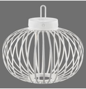 Lampa stołowa AKUBA 19304-16 oprawa w kolorze białym ZUMA LINE by Paul Neuhaus