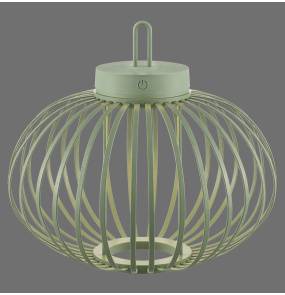 Lampa stołowa AKUBA 19304-43 oprawa w kolorze zielonym ZUMA LINE by Paul Neuhaus