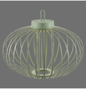 Lampa stołowa AKUBA 19305-43 oprawa w kolorze zielonym ZUMA LINE by Paul Neuhaus