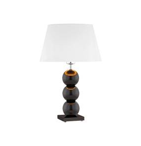 Lampa stołowa FUDŻI 4058 oprawa w kolorze czarnym z białym abażurem ARGON
