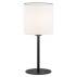 Lampa stołowa HILARY 4081 oprawa w kolorze czarnym z białym abażurem ARGON