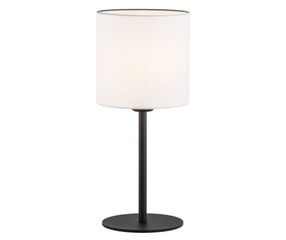 Lampa stołowa HILARY 4081 oprawa w kolorze czarnym z białym abażurem ARGON