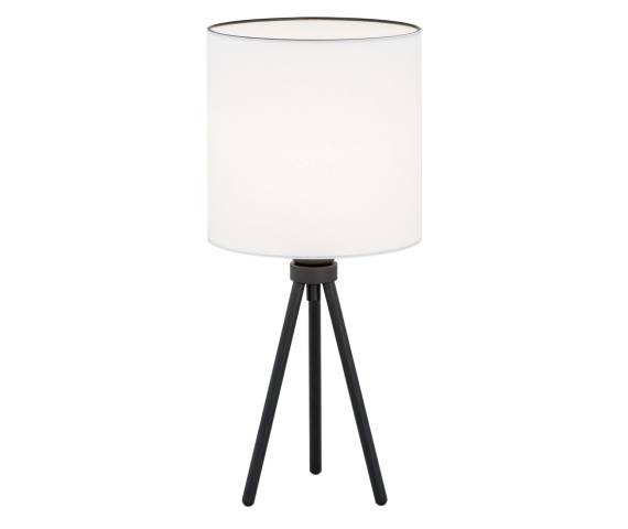 Lampa stołowa HILARY 4083 oprawa w kolorze czarnym z białym abażurem ARGON