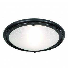 Plafon Pembroke PB/F/B BLK Elstead Lighting czarna oprawa w klasycznym stylu