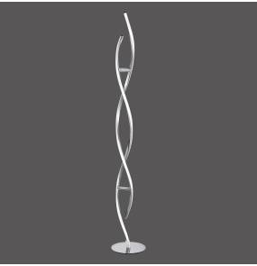 Lampa podłogowa POLINA 9140-55 oprawa w kolorze srebrnym ZUMA LINE by Paul Neuhaus