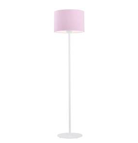 Lampa podłogowa MAGIC 4132 oprawa w kolorze białym z różowym abażurem ARGON