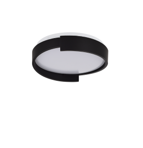 Plafon Halo LP-1453/1C-27 BK oprawa w kolorze czarnym LED CCT LIGHT PRESTIGE