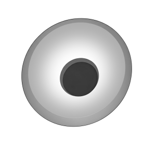 Plafon COCO 40 cm biały LED