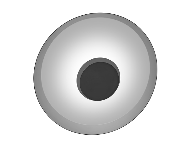 Plafon COCO 40 cm biały LED