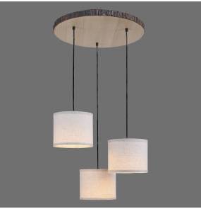 Lampa wisząca BARK 11236-79 oprawa w kolorze drewnianym ZUMA LINE by Paul Neuhaus