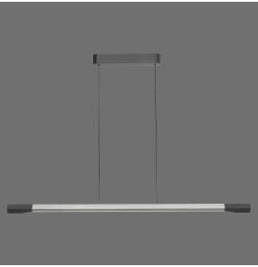 Lampa wisząca HOOP 2732-33 oprawa w kolorze aluminiowym i antracytowym ZUMA LINE by Paul Neuhaus