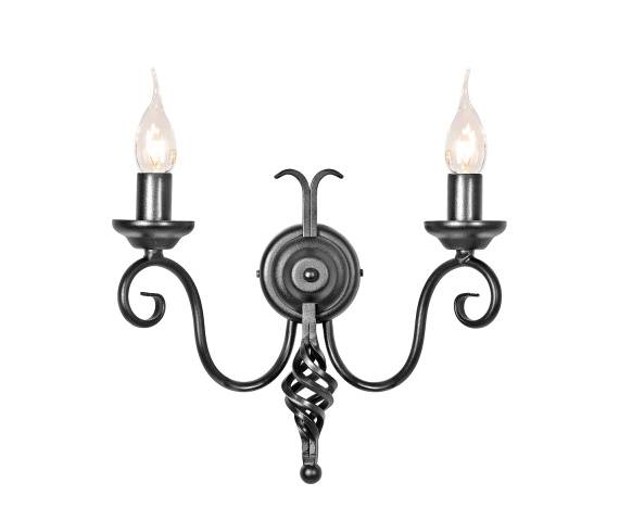 Kinkiet HARLECH HR2A-BLACK oprawa w kolorze czarnym ELSTEAD LIGHTING