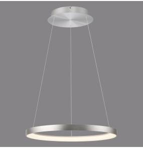 Lampa wisząca HOOP 2851-95 oprawa w kolorze aluminiowym ZUMA LINE by Paul Neuhaus