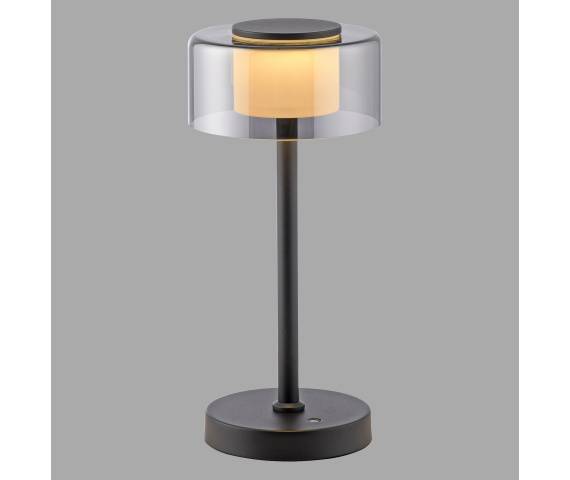 4111-18 RIKA LAMPA STOŁOWA CZARNY/SMOKY