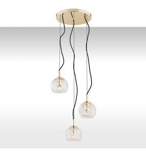 Lampa wisząca OVIEDO 1463 oprawa w kolorze złotym ARGON