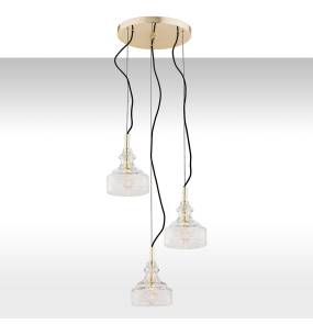 Lampa wisząca CRUZ 1462 oprawa w kolorze złotym ARGON