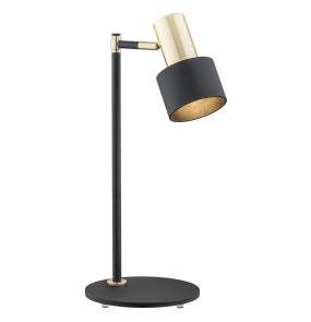 Lampka biurkowa DORIA 4257 oprawa w kolorze czerni i złota ARGON