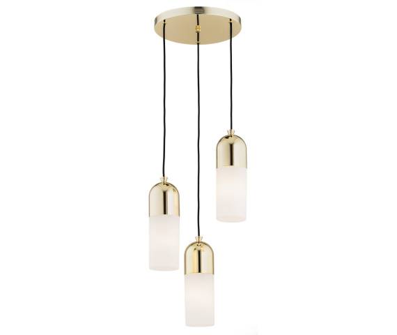 Lampa wisząca BURGOS 1466 oprawa w kolorze złotym ARGON