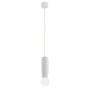 Lampa wisząca BOLL 8938 oprawa w kolorze bieli z kobaltowymi elementami ARGON x Manufaktura Bolesławiec
