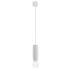 Lampa wisząca BOLL 8938 oprawa w kolorze bieli z kobaltowymi elementami ARGON x Manufaktura Bolesławiec