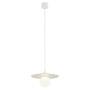 Lampa wisząca BOLL 8949 oprawa w kolorze bieli z kobaltowymi elementami ARGON x Manufaktura Bolesławiec