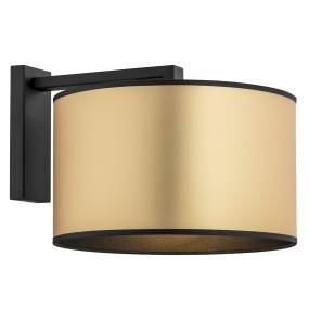 Kinkiet KARIN 4295 oprawa w kolorze czarnym ze złotym abażurem ARGON