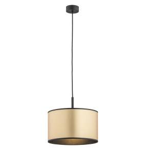 Lampa wisząca KARIN 4291 oprawa w kolorze czarnym ze złotym abażurem ARGON