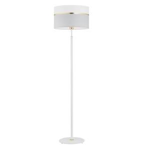 Lampa podłogowa KASER 4287 oprawa w kolorze białym z elementami szarości i złota ARGON