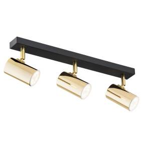 Listwa sufitowa LAGOS 1474 oprawa w kolorze czerni i złota ARGON