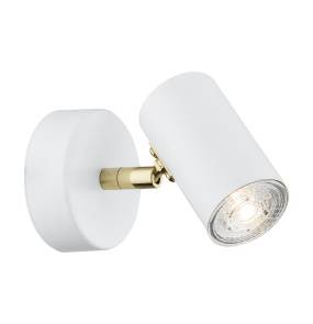 Kinkiet LAGOS 4209 oprawa w kolorze bieli i złota ARGON