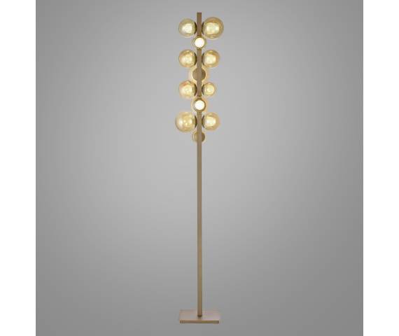 Lampa podłogowa PURE POPUP 557-97 oprawa w kolorze brązowym ZUMA LINE by Paul Neuhaus