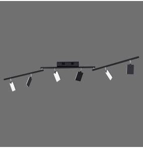 Lampa sufitowa PURE 6358-18 oprawa w kolorze czarnym ZUMA LINE by Paul Neuhaus 