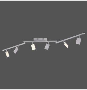 Lampa sufitowa PURE MIRA 6358-95 oprawa w kolorze aluminium ZUMA LINE by Paul Neuhaus 