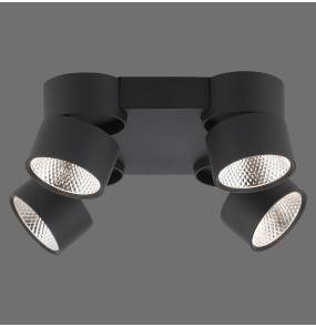 Lampa sufitowa PURE NOLA 6454-18 oprawa w kolorze czarnym ZUMA LINE by Paul Neuhaus