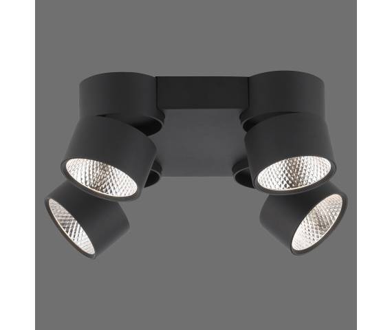 Lampa sufitowa PURE NOLA 6454-18 oprawa w kolorze czarnym ZUMA LINE by Paul Neuhaus