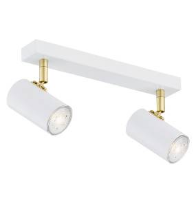 Listwa sufitowa LAGOS 890 oprawa w kolorze białym ze złotymi elementami ARGON