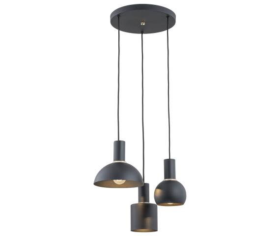Lampa wisząca SINES 1472 oprawa w kolorze czarnym ARGON
