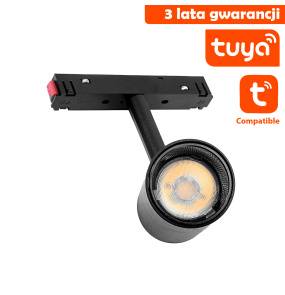 Reflektor do szyn magnetycznych DDCX-15A-TY TUYA czarny 15W CCT