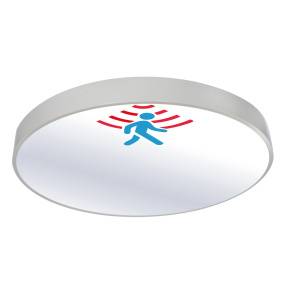 Plafon Natynkowy LED 40cm okrągły BB03 40W 4000K z czujnikiem biały PIR
