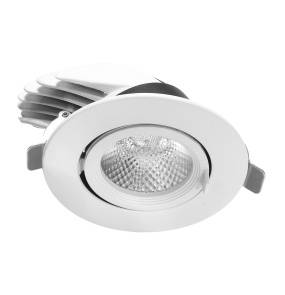 Oprawa wpuszczana QP-A01 10W 3000K 45° biała