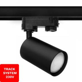 Reflektor GU10 szynowy Track System DD-05 czarny