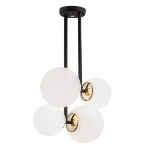 Lampa sufitowa MORITZ 1739 oprawa w kolorze czarnym ze złotymi elementami ARGON