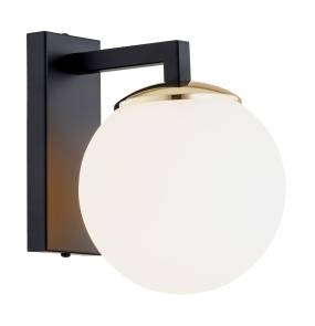 Kinkiet MORITZ 4771 oprawa w kolorze czarnym ze złotymi elementami ARGON