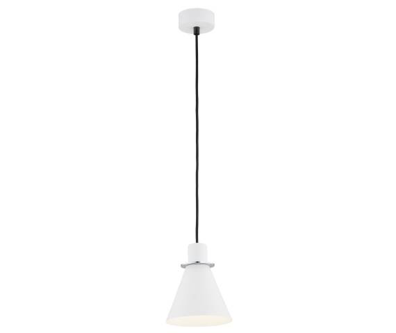 Lampa wisząca BEVERLY 4681 oprawa w kolorze białym z chromowanymi elementami ARGON