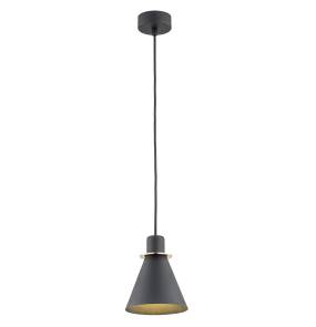 Lampa wisząca BEVERLY 4687 oprawa w kolorze czarnym ze złotymi elementami ARGON